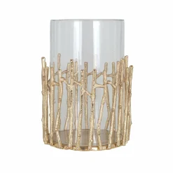 Windlicht Loretta groot (Gold) - Loft24.nl