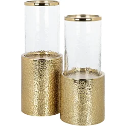 Windlicht Marlou groot (Gold) - Loft24.nl