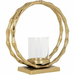 Windlicht Merlyn groot (Gold) - Loft24.nl