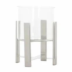 Windlicht Tiko zilver (Silver) - Loft24.nl