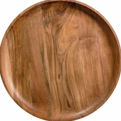Yuki serveerplank rond acacia hout naturel - Loft24.nl
