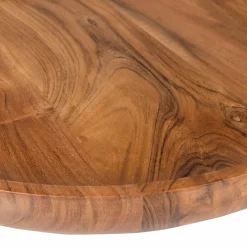 Yuki serveerplank rond acacia hout naturel - Loft24.nl