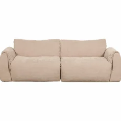 3-zits Bank Baggy 3D Geweven chenille - Zand - Loft24.nl