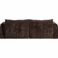 2-zits Bank Baggy Geweven chenille - Donkerbruin - Loft24.nl