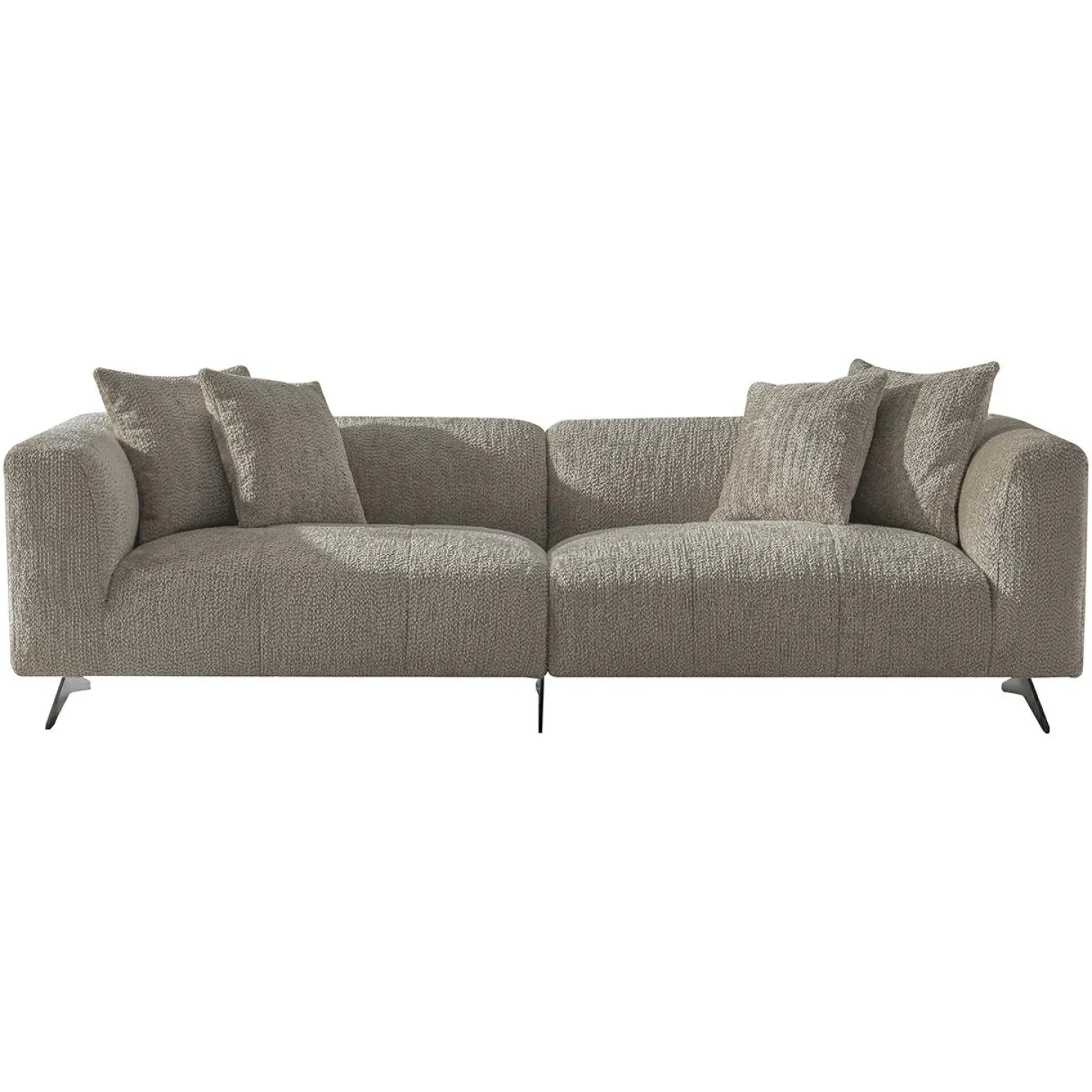 3-zits Bank Hoxton Chenille - Beige - Loft24.nl