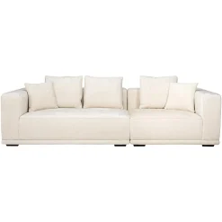 3-zits Bank Lusso Chenille - Beige - Loft24.nl