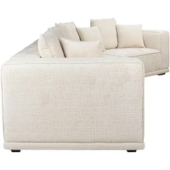 4-zits Bank Lusso Chenille - Beige - Loft24.nl