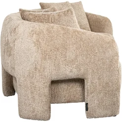 3-zits Bank Milania Chenille - Beige - Loft24.nl