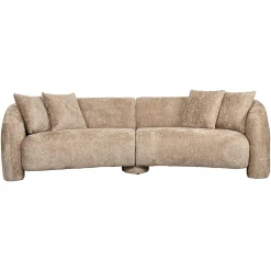 3-zits Bank Milania Chenille - Beige - Loft24.nl