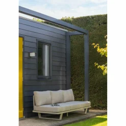 3-zits Loungebank Bear kleur Zand - Loft24.nl