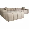 3-zits Loungebank Cube Links Chenille - Khaki - Loft24.nl