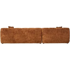 3-zits Loungebank Cube Links Chenille - Cinnamon - Loft24.nl