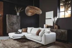 2,5-zits Loungebank Nottingham - Ivory (Lounge Links) - Loft24.nl