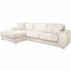 2,5-zits Loungebank Santos Links Chenille - Beige - Loft24.nl