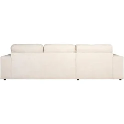 2,5-zits Loungebank Santos Links Chenille - Beige - Loft24.nl