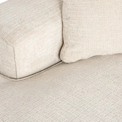 2,5-zits Loungebank Santos Links Chenille - Beige - Loft24.nl