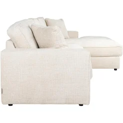 2,5-zits Loungebank Santos Rechts Chenille - Beige - Loft24.nl
