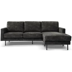 2,5-zits Lounge/Hoekbank Cambridge - Antraciet - Loft24.nl