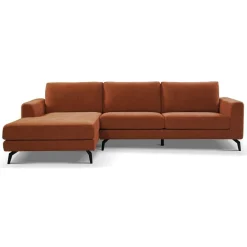 2,5-zits Lounge/Hoekbank Highlands - Koper (Lounge Links) - Loft24.nl