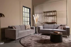 2,5-zits plus 3-zits bank Leeds - Bruin - Loft24.nl