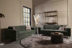 2,5-zits plus 3-zits bank Leeds - Groen - Loft24.nl