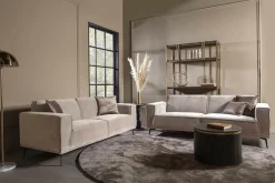 2,5-zits plus 3-zits bank Leeds - Beige - Loft24.nl