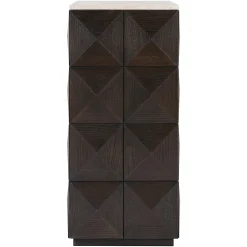Zuil Claremont Eiken en travertin 90cm hoog - Loft24.nl