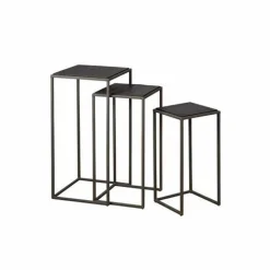 Zuil Fanna Teakhout Set van 3 stuks - Loft24.nl