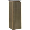 Zuil met opbergruimte Ironville Marmer en Brass 110 x 35cm - Loft24.nl