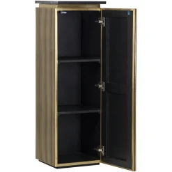 Zuil met opbergruimte Ironville Marmer en Brass 110 x 35cm - Loft24.nl