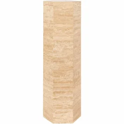 Zuil Vespin Travertin 90cm hoog - Loft24.nl
